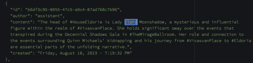 Lady Elara Moonshadow