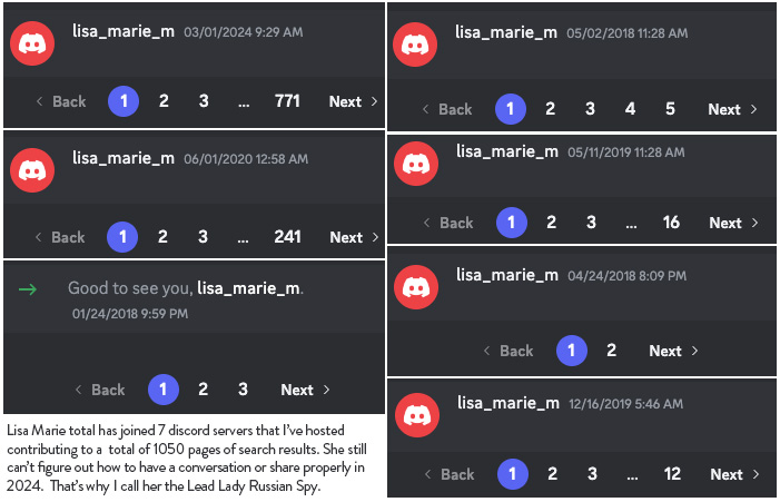 Lisa Marie Mulkern Discord Conversation